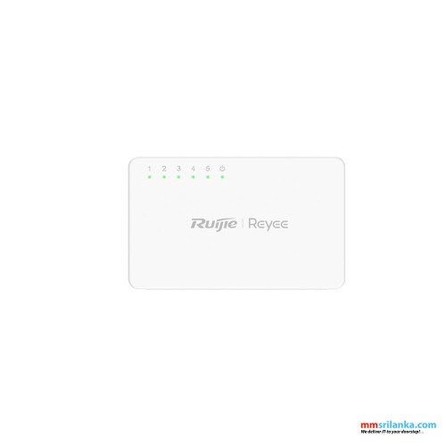 Ruijie Reyee RG-ES05G-L 5-Port 10/100/1000 Mbps Unmanaged Non-PoE Switch (3Y)